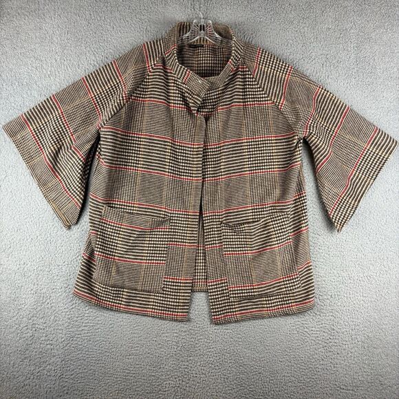 Coco + Carmen Cardigan Women's One Size Wrap Tan Open Front Lounge Cozy - Picture 1 of 13